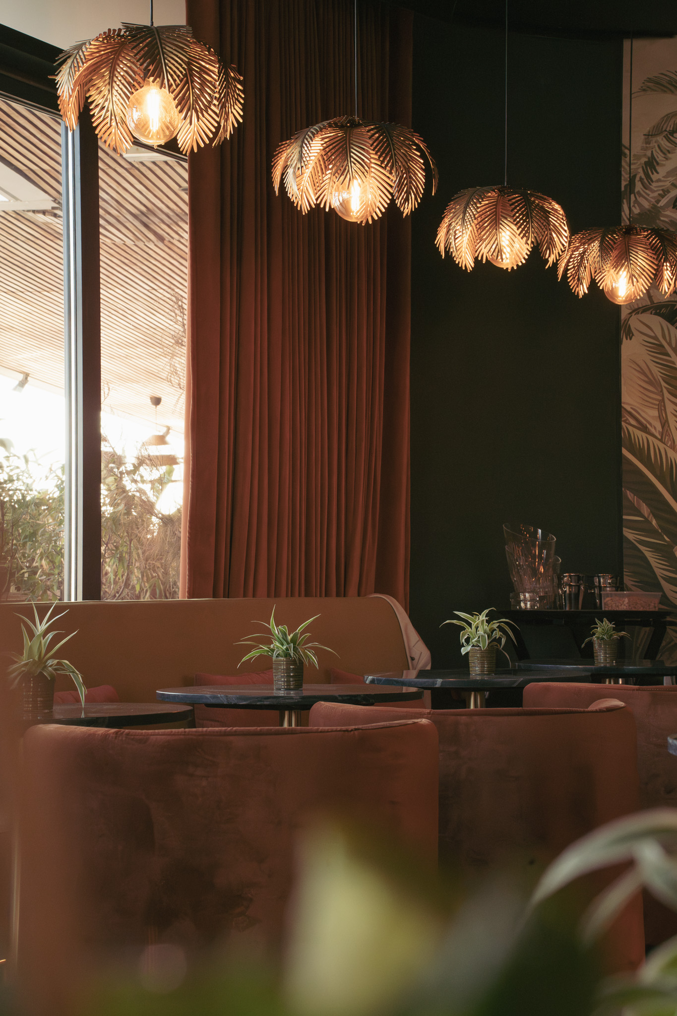 Le bar du Pasha en soirée